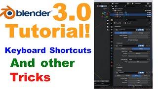 Blender 3.0 tutorial, using keyboard shortcuts to help make modeling easier.