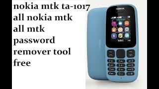 Nokia 130 ta-1017 security code all small mtk password removel tool free | mobile software