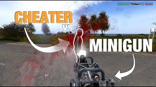 DayZ Admin RETURNS With His BIG Mini-Gun To DESTROY Cheater! Ep92