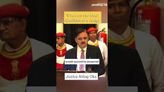 What are the Ideal Qualities of a Judge?: Justice Abhay Oka Answers
