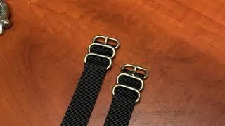 Titanium Zulu® Watch Straps by Maratac® - Limited Edition