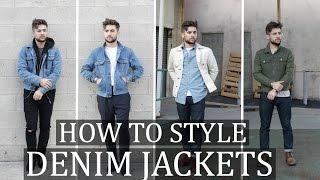 How To Style: The Denim Jacket | Mens Fashion Outfit Ideas