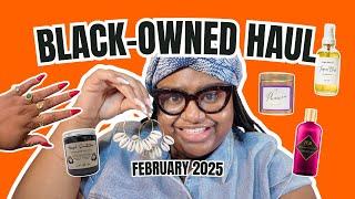 BLACK-OWNED HAUL | 15 February Finds | BROWN SUGAR BABE oils, Jewelry, Skincare, Candles #blackowned