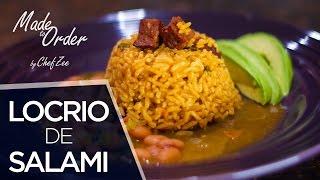 Locrio De Salami: Dominican Style Jambalaya | Made to Order | Chef Zee Cooks