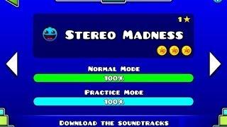 Geometry Dash - Level 1: Stereo Madness (All Coins)