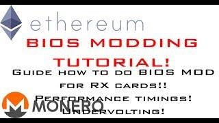 RX 470/570 480/580 Bios Mod, Performance Timings Tutorial for Mining Ethereum, Monero