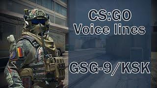 CSGO Agent Voice Lines: GSG9/KSK