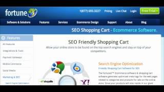 SEO Ecommerce Shopping Cart Software : The Best SEO Shopping Cart