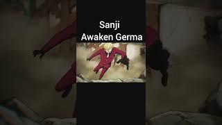 Sanji Awakens Ifrit Jambe (Blue Fire) W/ Haki Vs Queen  #onepiece #anime #awakening #sanji #queen