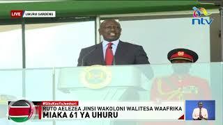 President Ruto's full speech during the 61st Jamhuri Day celebrations 