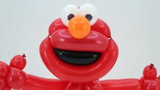 Elmo out of balloons, part 1– the head