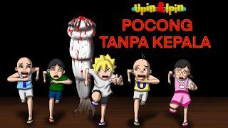 Upin Ipin dan kawan nampak hantu pocong tanpa kepala, Kak Ros da Tok Dalang ketakutan