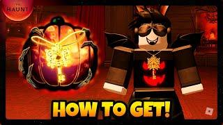 [EVENT] How To Get GOLDEN KEY NECKLACE in THE HAUNT! [ROBLOX]