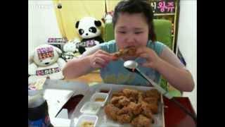 왕쥬 네네치킨 먹방 Chicken mukbang(eating show)