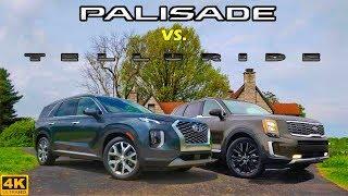 NEWCOMER BATTLE! -- 2020 Hyundai Palisade vs. 2020 Kia Telluride: Comparison