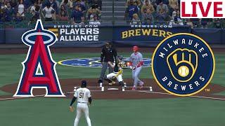 LIVELos Angeles Angels vs Milwaukee Brewers/ Baseball Spring Training/ /MLB THE SHOW 2024