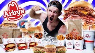 THE SUPERCHARGED ARBY'S MENU CHALLENGE! (10,000+ CALORIES)