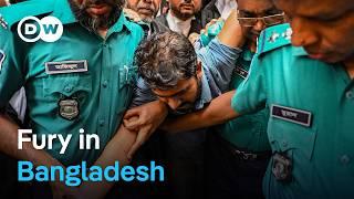 Bangladesh student leaders arrested 'for their own safety' | DW News