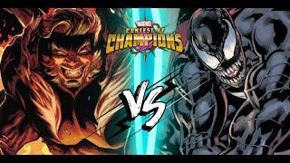 Venom VS Sabertooth! (Marvel Contest of Champions)