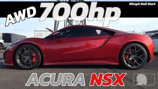 700hp Acura NSX AWD @ Race Motive Pocono Raceway