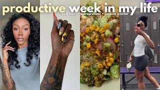 a very productive week in my life  locking in + working out + reclaiming 2025 +  more!