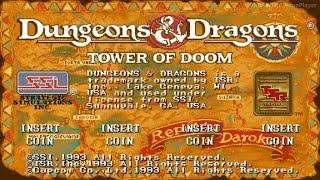 Dungeons & Dragons: Tower of Doom 1993 Capcom Mame Retro Arcade Games