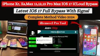 iPhone 12 Pro Max iCloud Bypass IOS 17 | All iPhones A12+ Chip Latest IOS 17 Bypass With Signal 2024