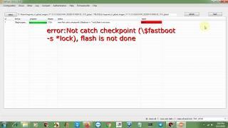 How to Fix MiFlash error:Not catch checkpoint (\$fastboot -s *lock)