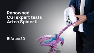 Artec Spider II 3D Scanner: Unboxing & Review by a CGI Expert