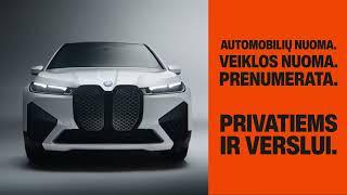 SIXT automobilių nuoma. Veiklos nuoma. Prenumerata.