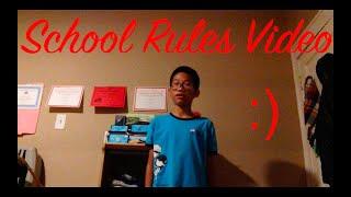 School rules video