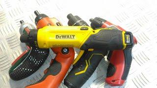 Аккумуляторная отвёртка DeWalt.