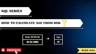 SQL Query: Calculate age from date of birth in Year