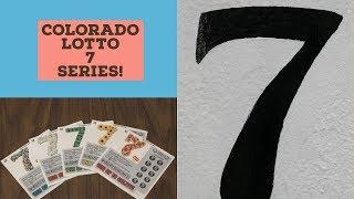 BUNCH OF 7's!! COLORADO LOTTO 7 SERIES SCRATCH TICKETS