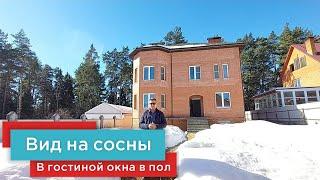 Дом на опушке соснового бора для ПМЖ без отделки в коттеджном поселке на Новорижском шоссе