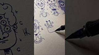 Ужасный и очень страшный монстр по имени Артем! #хагиками #drawing #sketch #hagikami #sketchbook