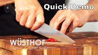 WUSHTOF Classic 6 Inch Chef Knife - Quick Demo