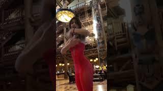 Jenny Popach Rosie Arritola TikTok influencer dances to Slave 4 U by Britney Spears dance edit