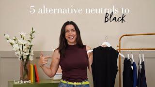 What to wear instead of black | 5 alternative & wearable neutrals to black | find your dark neutral