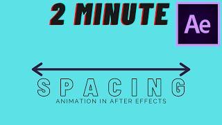 After Effects CC  How to Animate Text KerningTracking (Expanding Space Between Letters) 2021