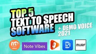 Top 5 Text to Speech Paid AI Software for YouTube videos in 2021 | Real Voice Over | Best Software