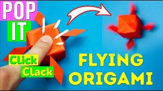  Easy Origami FLYING POP IT  - Flying easy origami NO GLUE