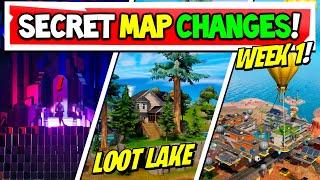 Fortnite Season 4 SECRET MAP CHANGES "Week 1!"