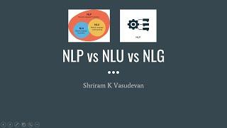 NLP vs NLU vs NLG