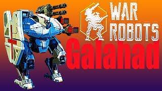 Боевые Роботы War Robots обзор Galahad  Мультробот Битва GI.Patton, LEO, GRIFFIN новичкам оружия #55