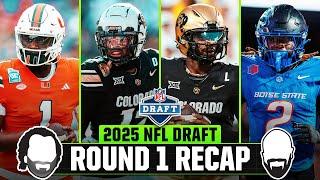 2025 NFL Draft Round 1 Recap: All 32 Picks