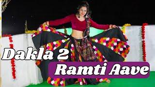 DAKLA 2 | Ramti Aave Madi Dance | Easy Garba Steps for Navratri 2024 | Dandiya | 2 taali dance