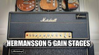 Hermansson 5 gain stages rebuild in a Marshall 1959HW