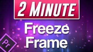 How to FREEZE Frame in Premiere Pro 2020