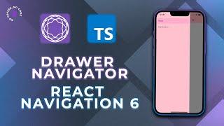 React Navigation 6 |  Drawer Navigator e TypeScript (Tutorial)